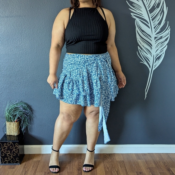 Shein Ruffle Wrap Skirt - Picture 9 of 9